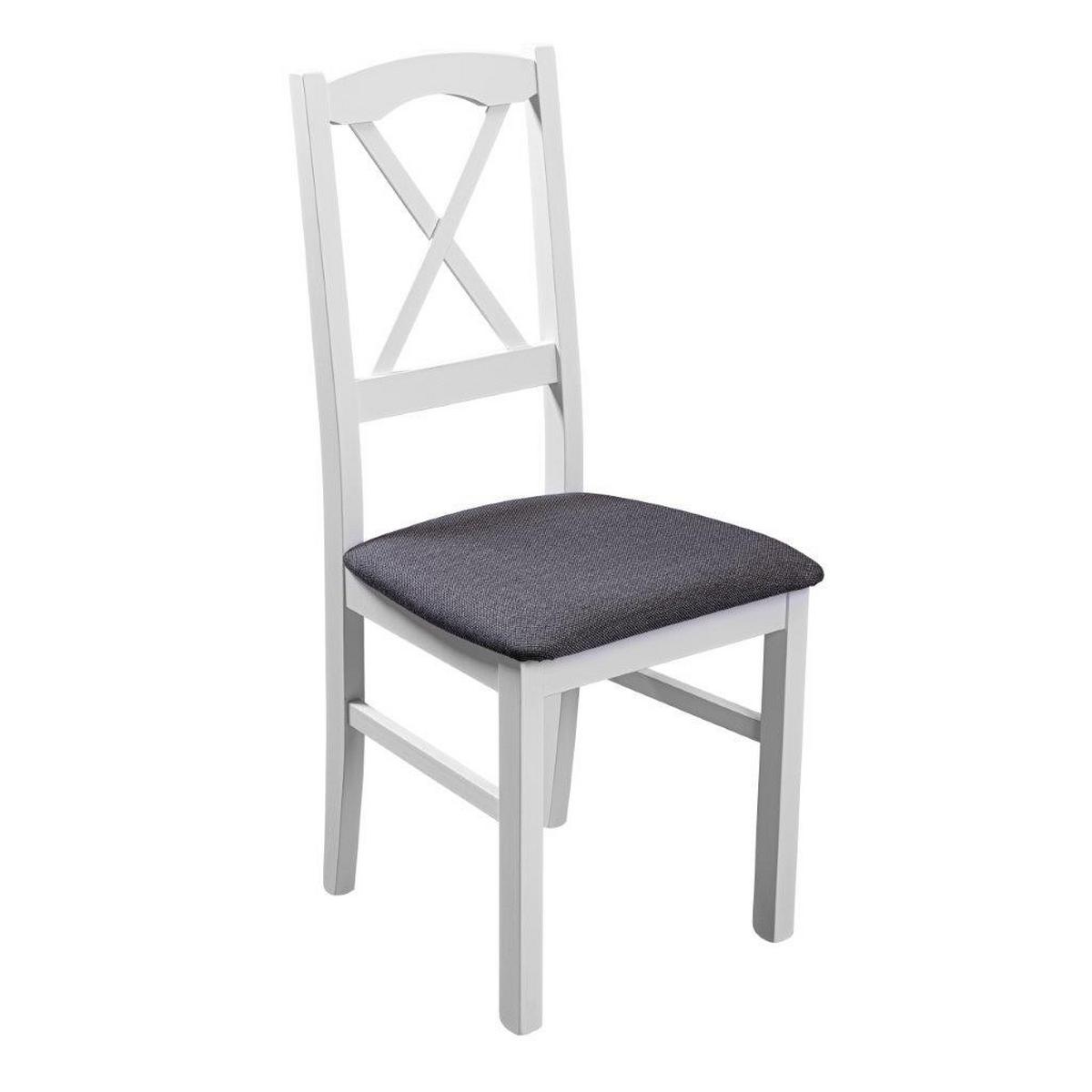 Étkezőszék Zofia - antracit/fehér, Lifestyle, fa (40/43-94/43cm)