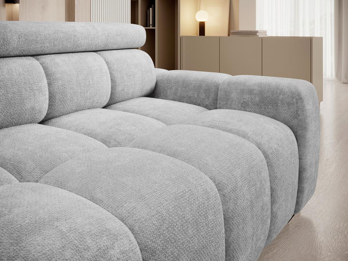Bigsofa Bull Webstoff Greige, B: 248 Cm - Greige/Schwarz, Trend, Textil (248/77-97/108cm) - Luca Bessoni