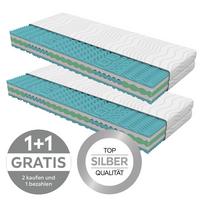 Komfortschaummatratze Cloudy 90x200 cm H2 H: 24 cm - Weiß, Textil (90/200cm) - Primatex Deluxe