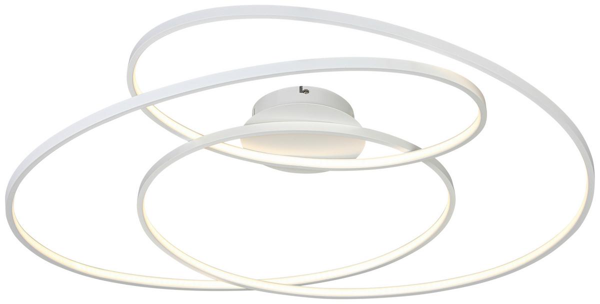 STROPNÉ LED SVIETIDLO WILMA - biela, Modern, kov/plast (65/80/15,5cm) - Mömax