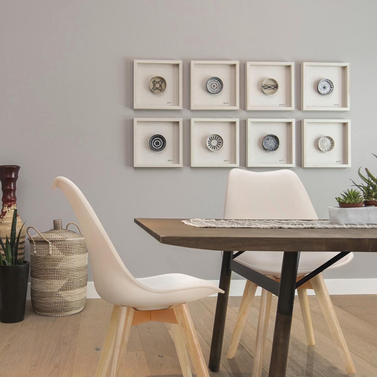 Stuhl-Set 4er Scandi Buche Dekor/Beige - Beige/Buchefarben, MODERN, Holz/Textil (48/87/56cm) - MID.YOU