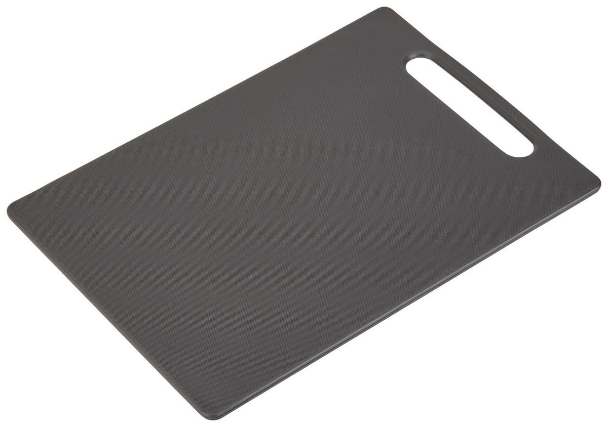 Schneidbrett aus Kunststoff Jim LxB: ca. 33x22,8 cm - Grau, KONVENTIONELL, Kunststoff (33/22,8/0,52cm) - Homezone