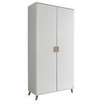 Drehtürenschrank 92cm Falun, Weiß - Weiß, Design, Holzwerkstoff (92/203/53cm) - Rauch Möbel