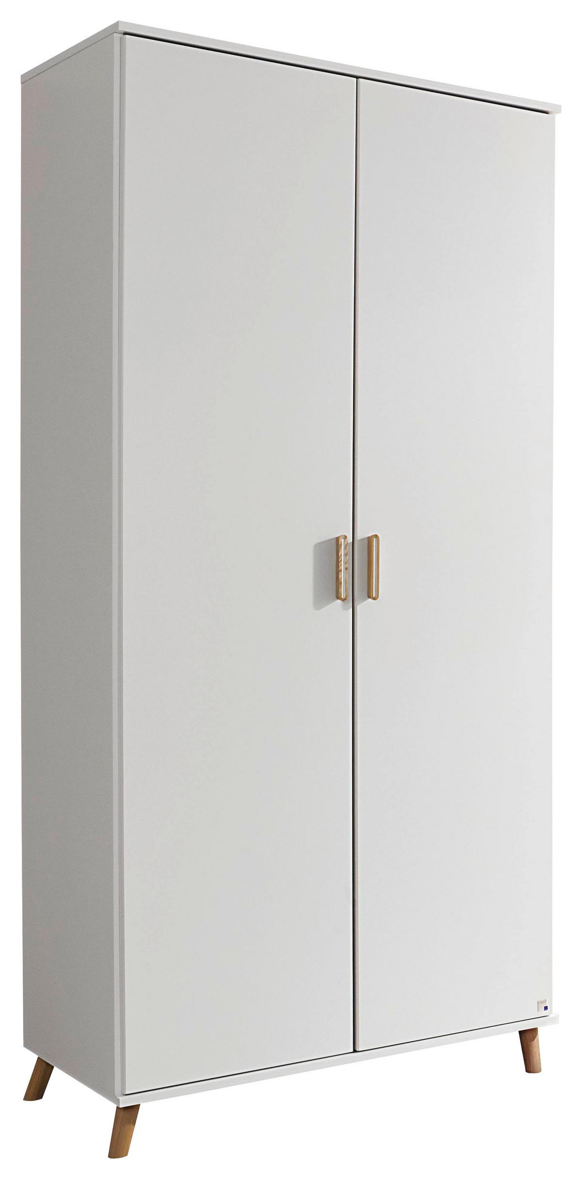 Drehtürenschrank 92cm Falun, Weiß - Weiß, Design, Holzwerkstoff (92/203/53cm) - Rauch Möbel