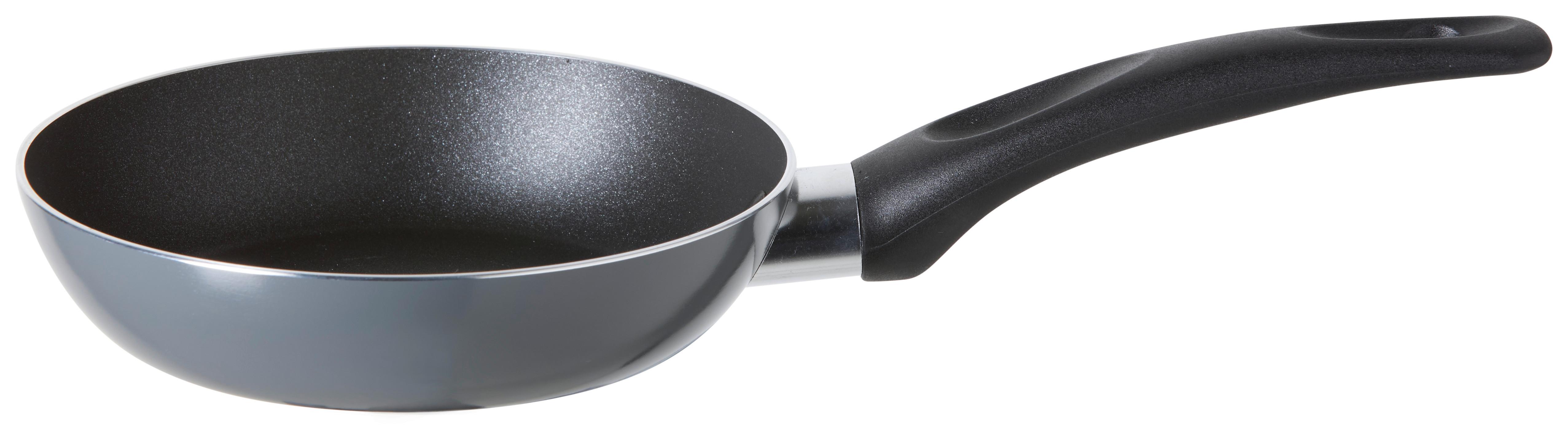 Panvica Basic, Ø: 16cm - čierna/sivá, Konventionell, kov/plast (16/4cm) - Mömax