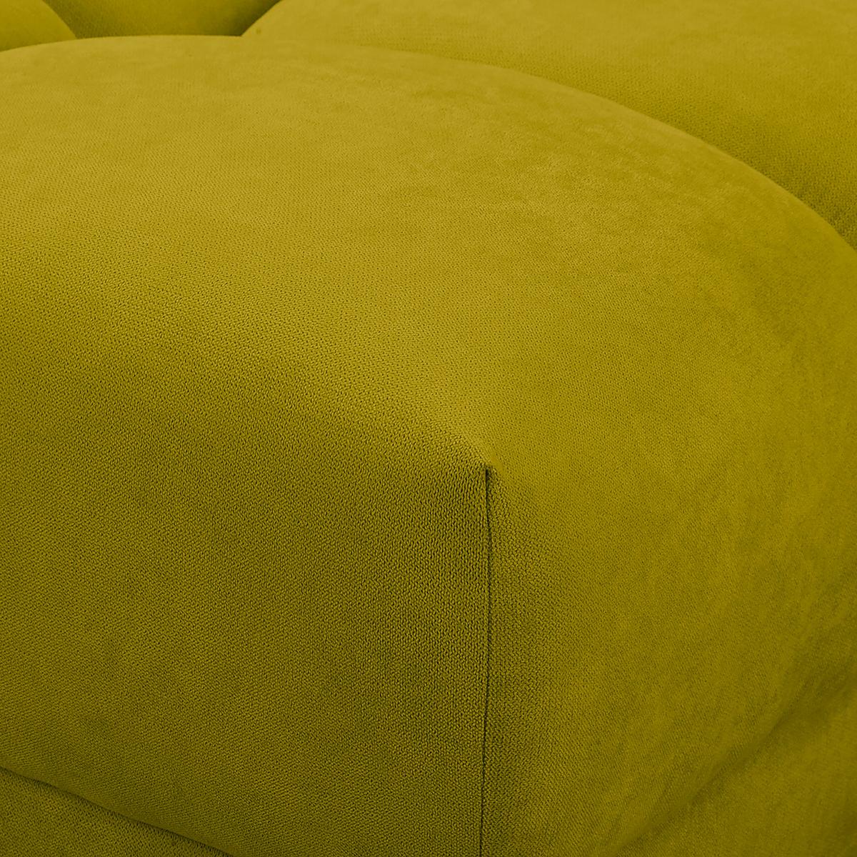 Ecksofa Azzuro Grün S: 256x175 Cm - Silberfarben/Grün, Design, Textil (256/175cm) - Livetastic