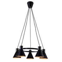 PENDELLEUCHTE 35-71163 MORE - Goldfarben/Schwarz, Design, Metall (65/65cm)