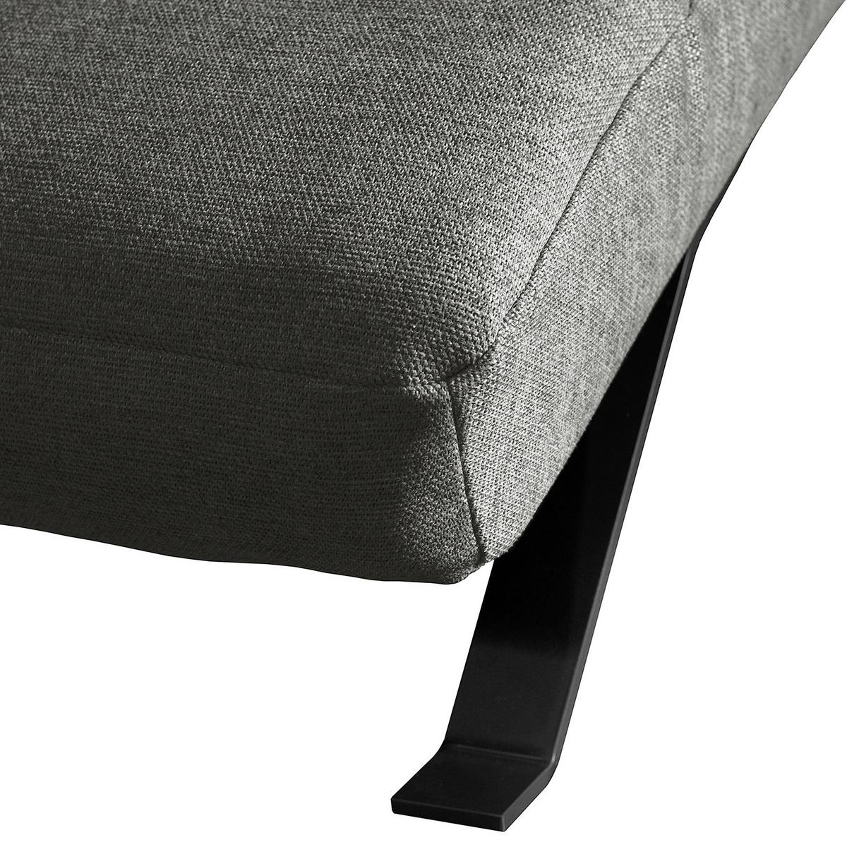 Relaxliege Swing Blick Dunkelgrau B: 65 Cm - Dunkelgrau/Schwarz, Design, Textil (65/65/171cm) - Livetastic