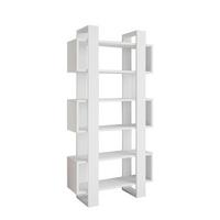 Bücherwand Milano Weiß B: 80cm - Weiß, Design, Holzwerkstoff (80/160/29cm) - Livetastic