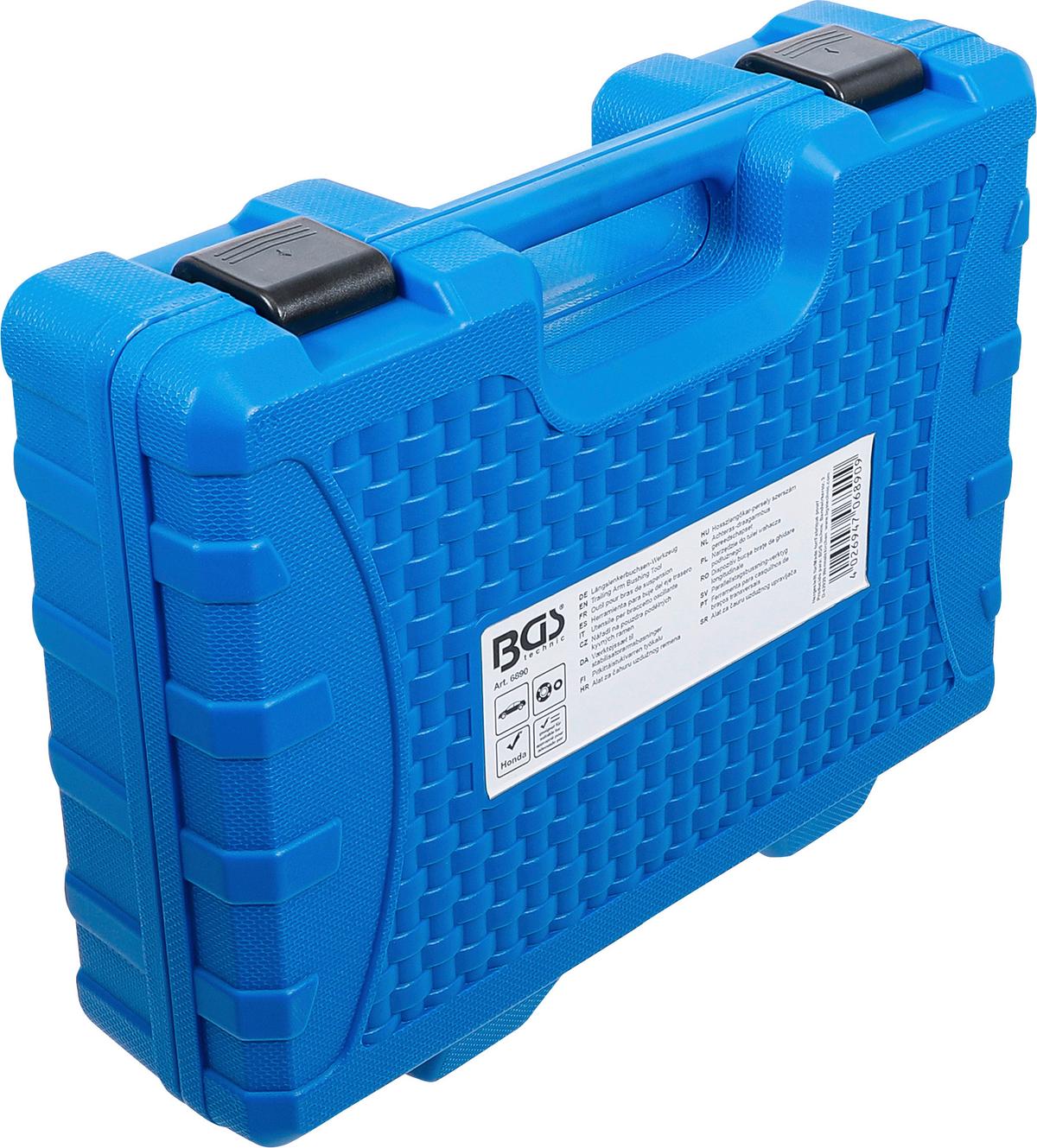 Längslenker-Werkzeug-Satz 6890 - Blau/Schwarz, Basics (38,3/28,7/11,1cm)