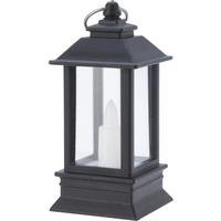 LED-LATERNE LED, schwarz - Schwarz, Basics, Kunststoff (4.1/4.1/9cm)