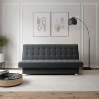 Schlafsofa Miko Grau B: 192 cm - Grau, Design, Textil (192/92/95cm) - MID.YOU