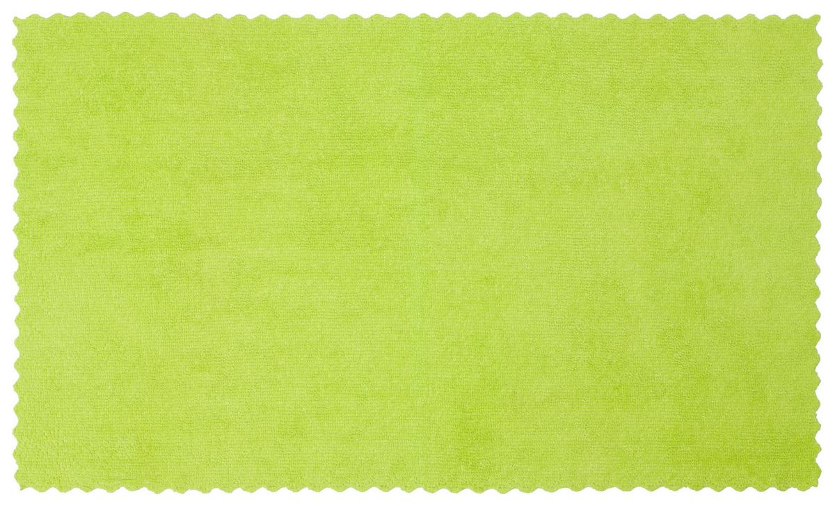 Mikrofasertuch Putzi BxL: 30x50 cm - Limette/Orange, LIFESTYLE, Textil (30/50cm)