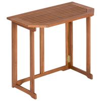Gartentisch Klappbar Echtholz B: 90 Cm - Naturfarben, KONVENTIONELL, Holz (90/74/50cm) - Gardenson