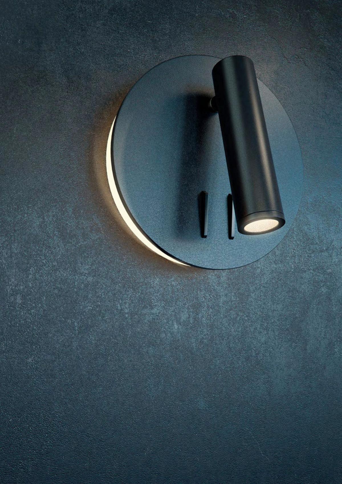 Wandleuchte Ios 176 - Schwarz, Trend, Metall (6,5/14/14cm) - MAYTONI