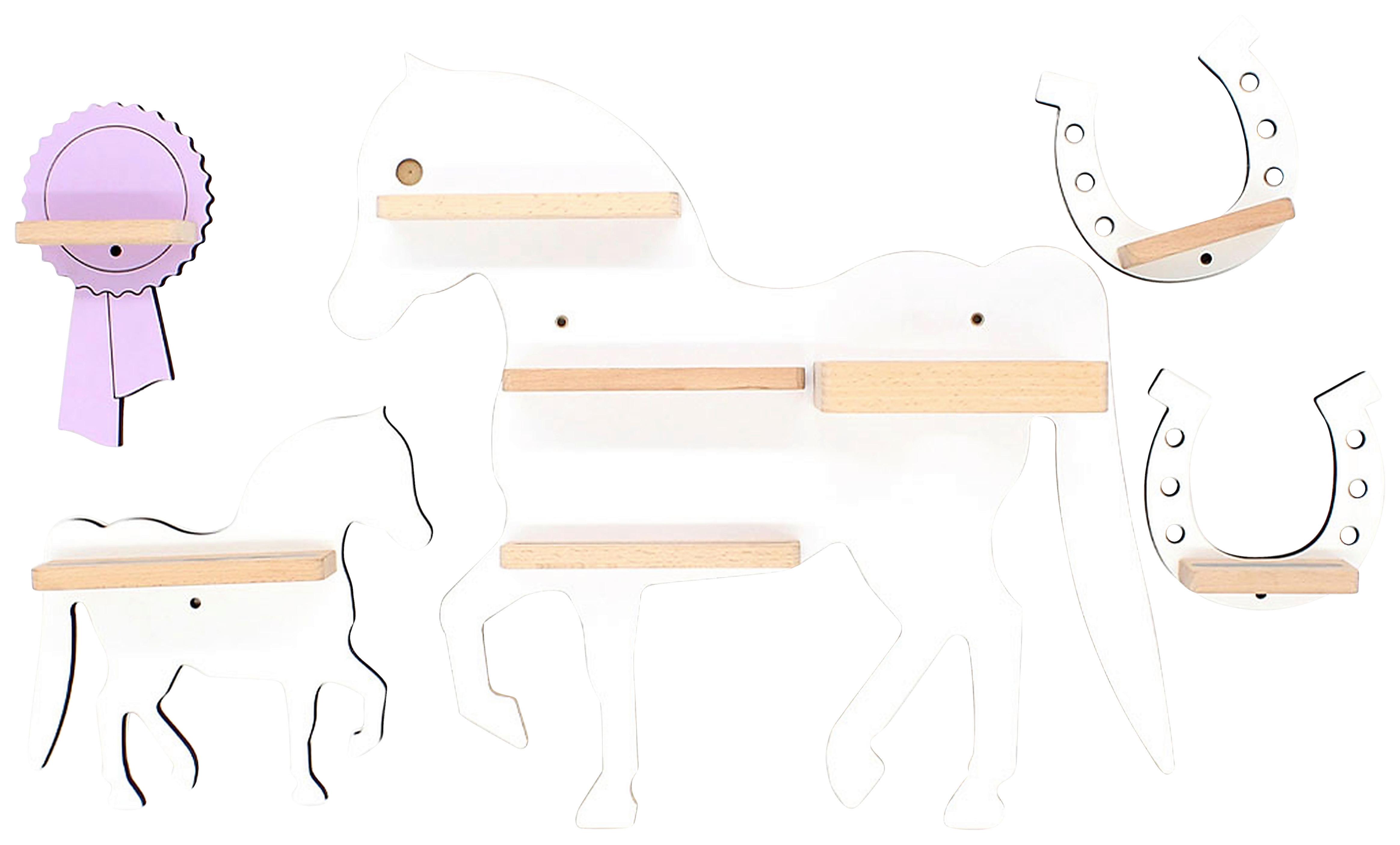 Kinderregal Boarti Weiß B: 46 Cm - Weiß, MODERN, Holzwerkstoff (46/43/19cm) - MID.YOU