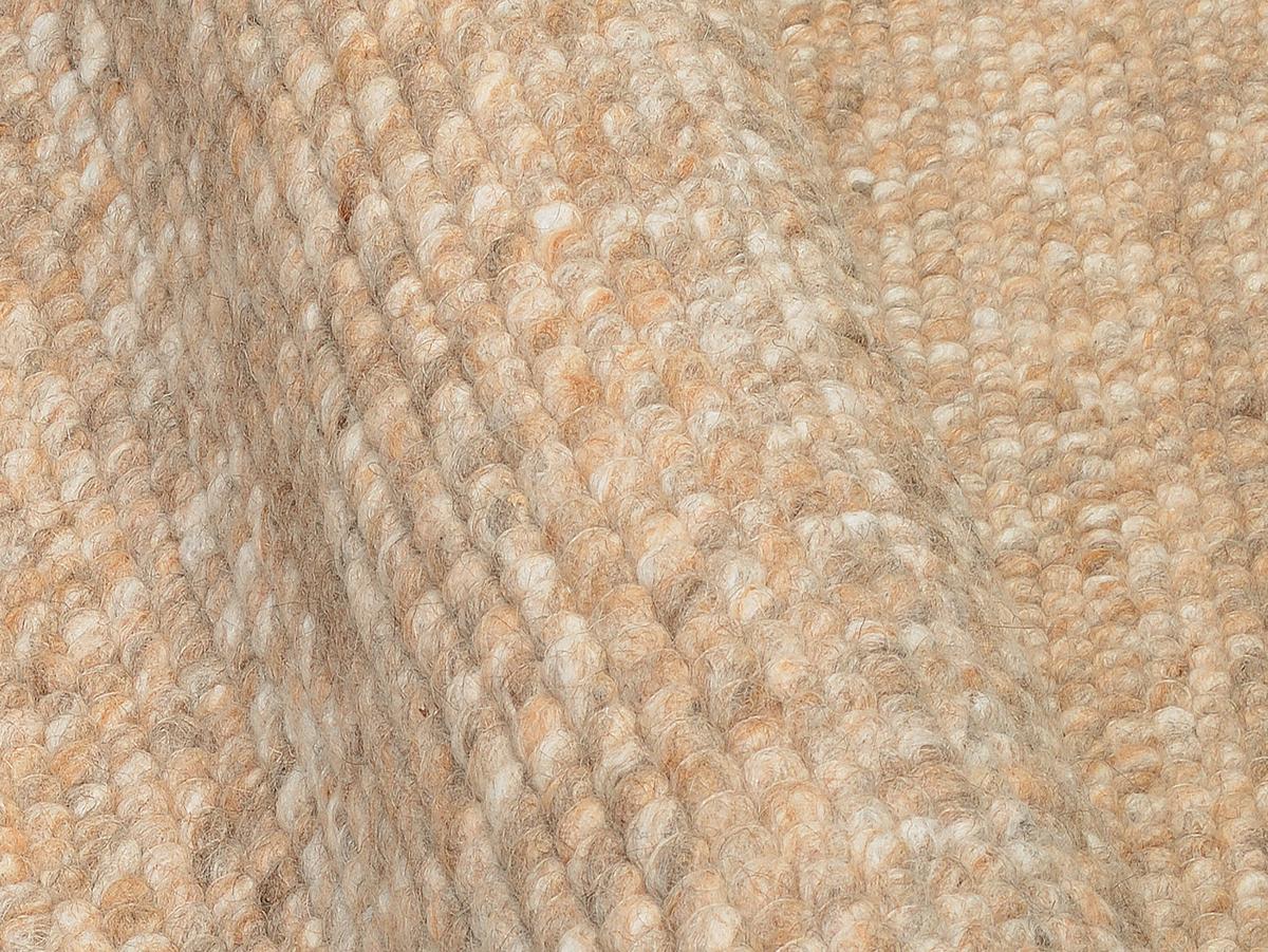 Handwebteppich Cappuccino Helsinki 80x150 cm, Wolle - Cappuccino, Basics, Textil (80/250cm) - Linea Natura