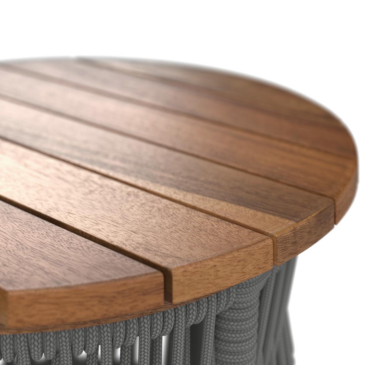 TERASOVÁ SEDACÍ SOUPRAVA MALENE - krémová/přírodní barvy, Moderní, kov/dřevo (168/70,5/80cm) - Bessagi Garden