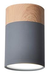 Deckenleuchte 2284262 Tuba - Blaugrau, Natur, Metall (6.8/6.8/10cm)
