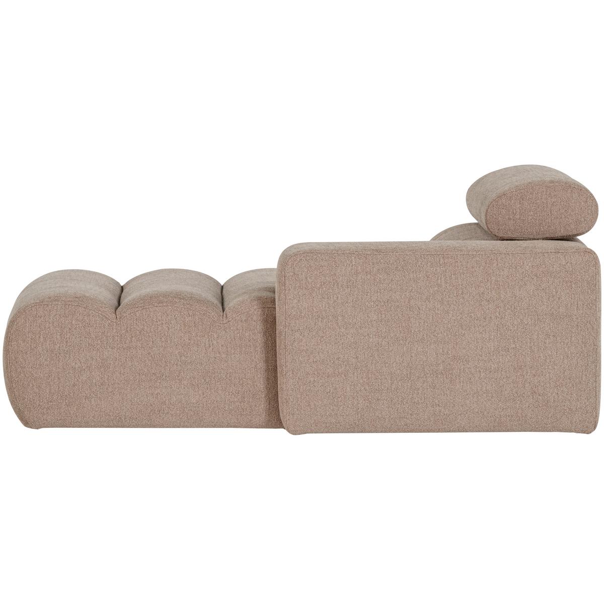 Sofaelement Novi Taupe B: 173cm - Taupe/Schwarz, Design, Textil (173/86/109cm) - Livetastic