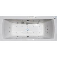 Whirlpool Badewanne Orient BxHxT 80x47x180 cm Mit 11 Düsen - Weiß, Basics (80/47/180cm)