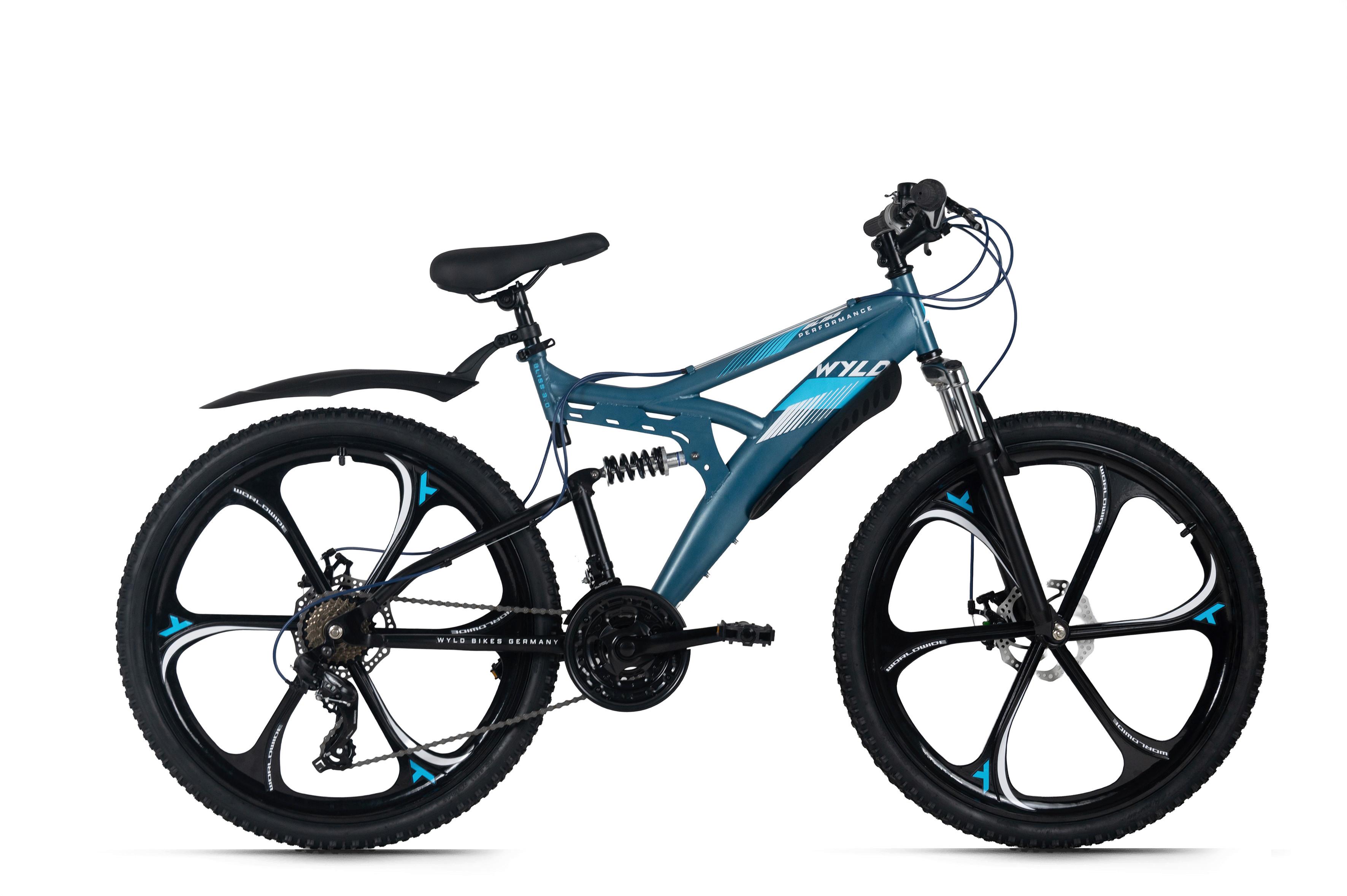 WYLD Mountainbike Fully Bliss blau 26'' - Blau, LIFESTYLE, Metall (25/140/60cm)