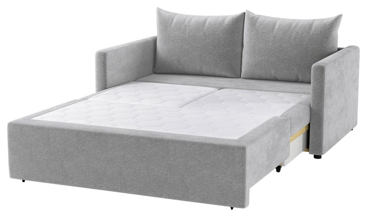 Schlafsofa Cologne Grau B: 152cm - Schwarz/Grau, Design, Textil (152/89/92cm) - MID.YOU