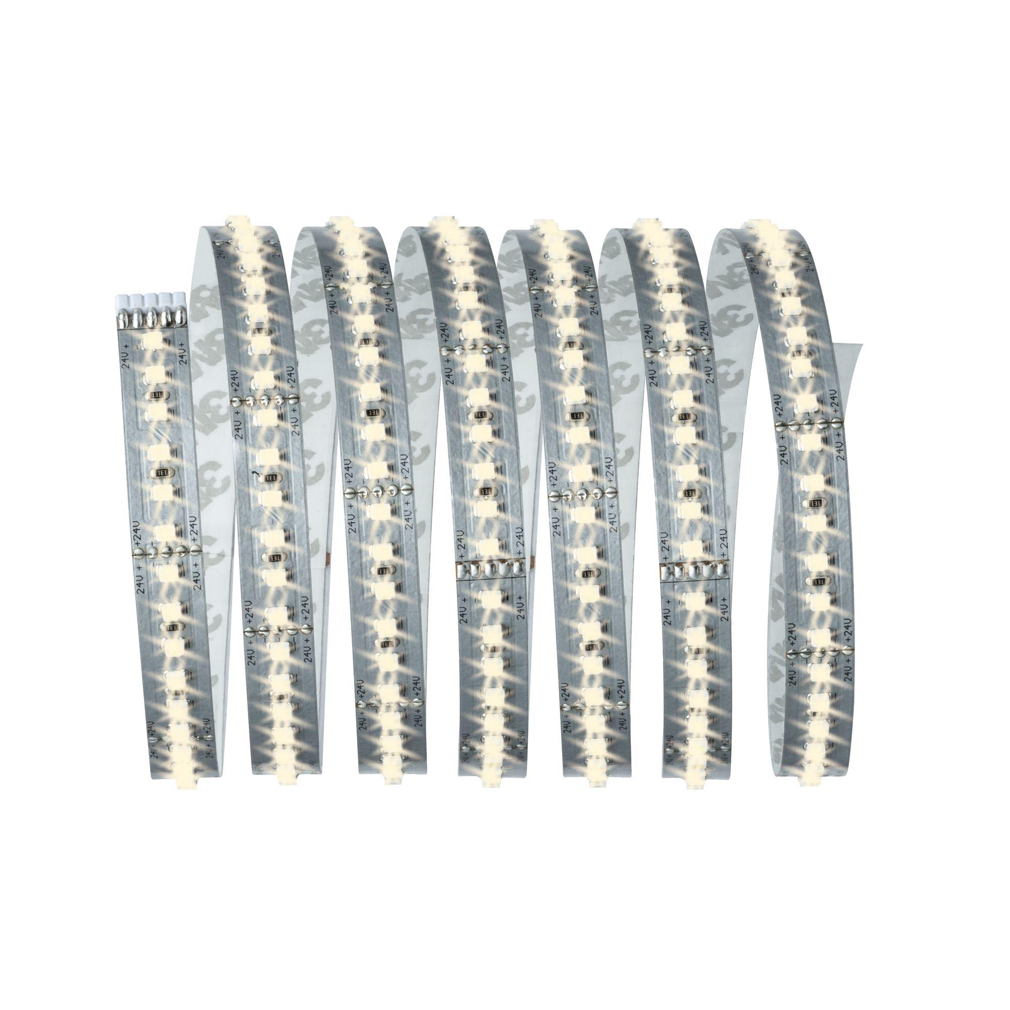 LED-Stripe 250 cm dimmbar, Beliebig Kürzbar - Silberfarben, Basics, Metall (250cm) - Paulmann