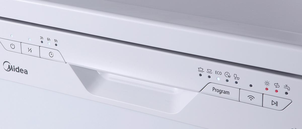 Geschirrspüler Sf 3.45nw Pro Geschirrspüler - Weiß, Basics, Kunststoff/Metall (44,8 cm/84,5 cm/55 cmcm) - Midea