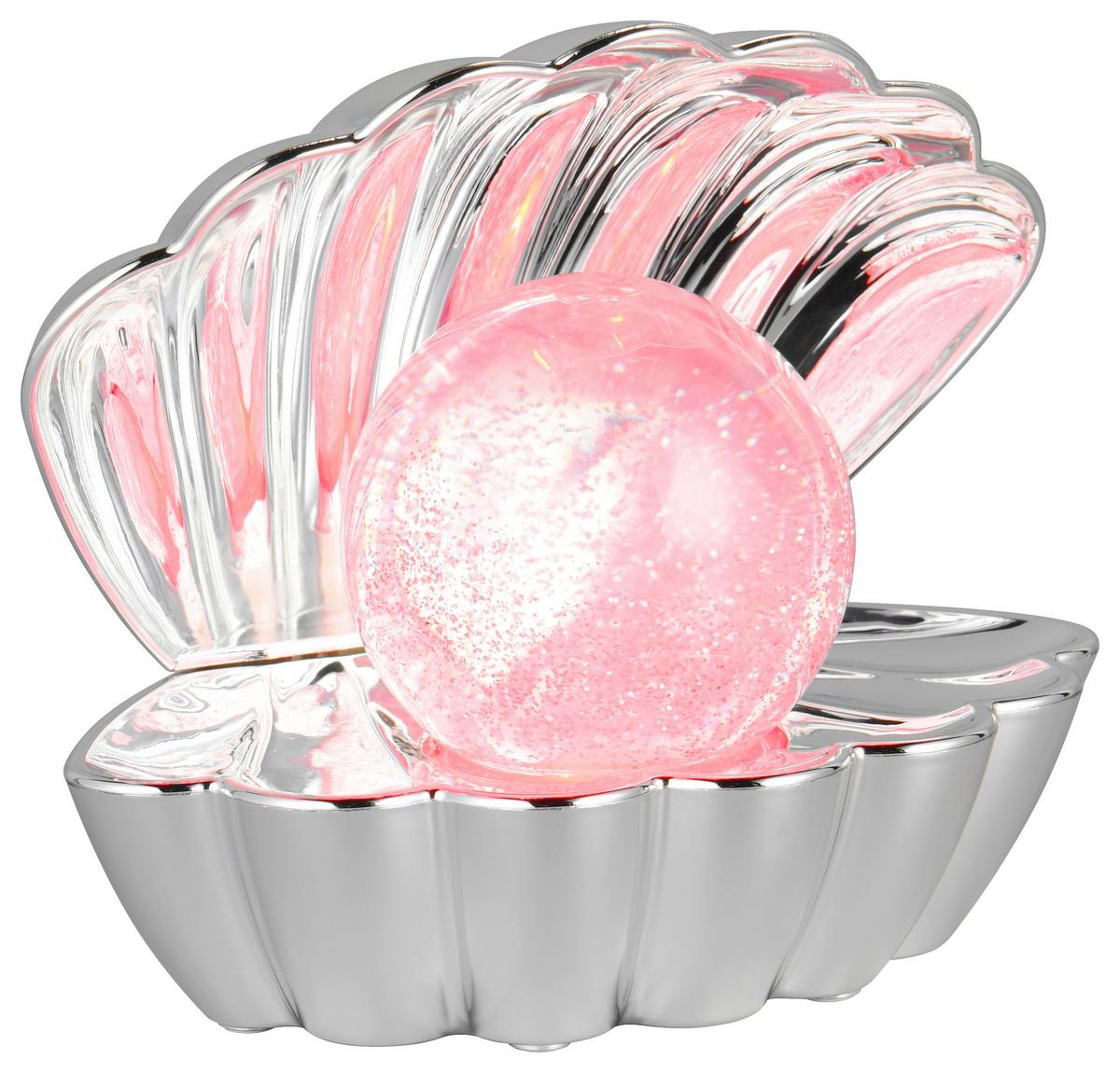 LED-Dekoleuchte Shelly - Chromfarben, Basics, Kunststoff/Metall (17,5/14,5/12,5cm) - Luca Bessoni