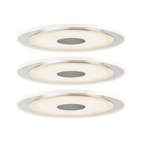 LED-Deckenleuchte 3er-Set Ø 15 cm, 1-Flammig, Rund - Basics, Metall (15cm) - Paulmann
