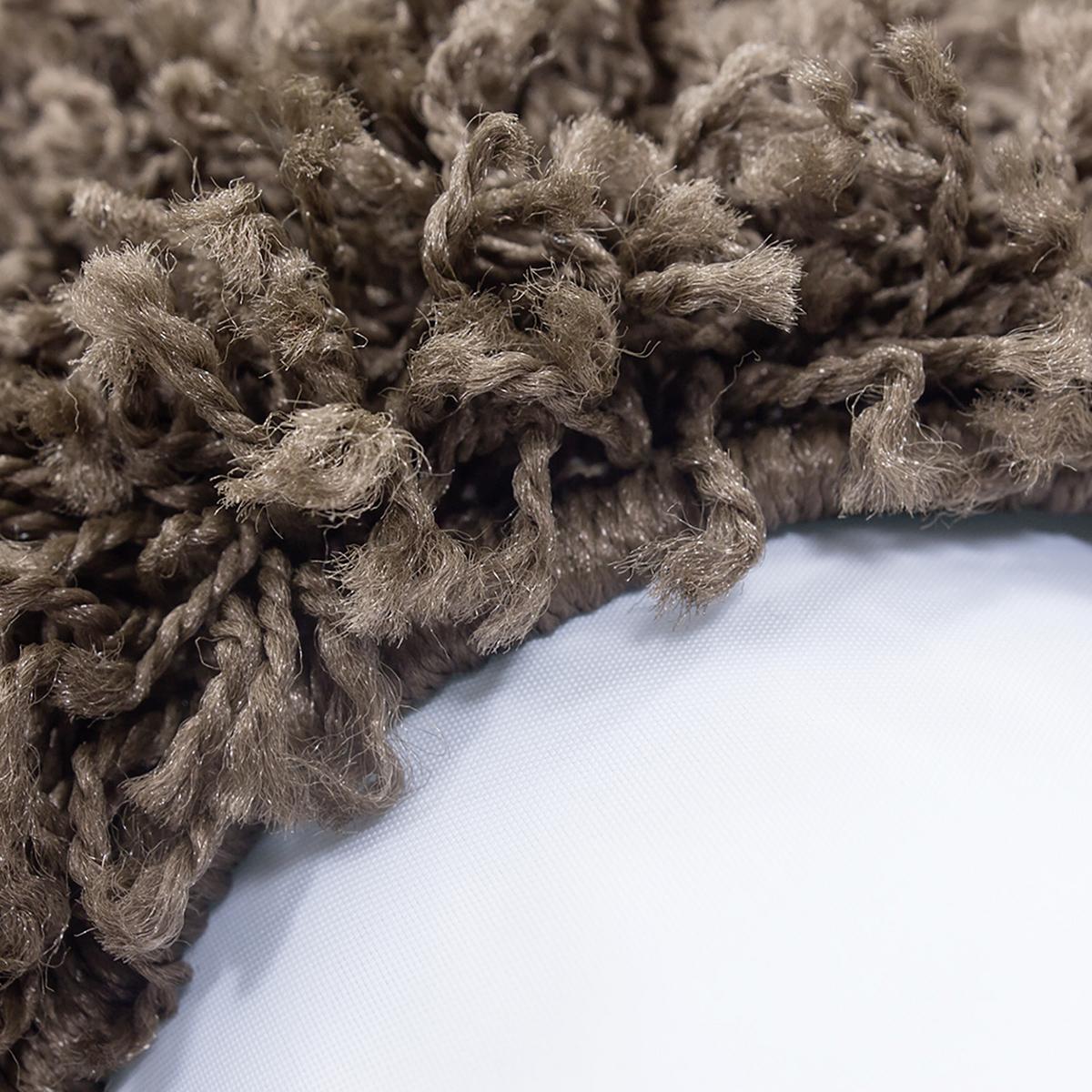 Hochflor Teppich Braun Dream 60x110 cm - Braun, KONVENTIONELL, Textil (60/110cm)