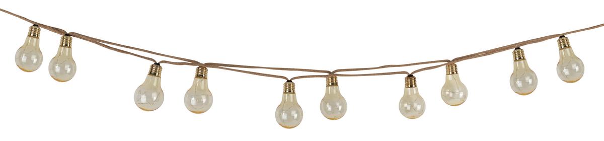 SOLÁRNÍ SVÍTIDLO SOLE - jantarové barvy/černá, Romantický / Rustikální, textil/plast (570/6/10,6cm) - Mömax