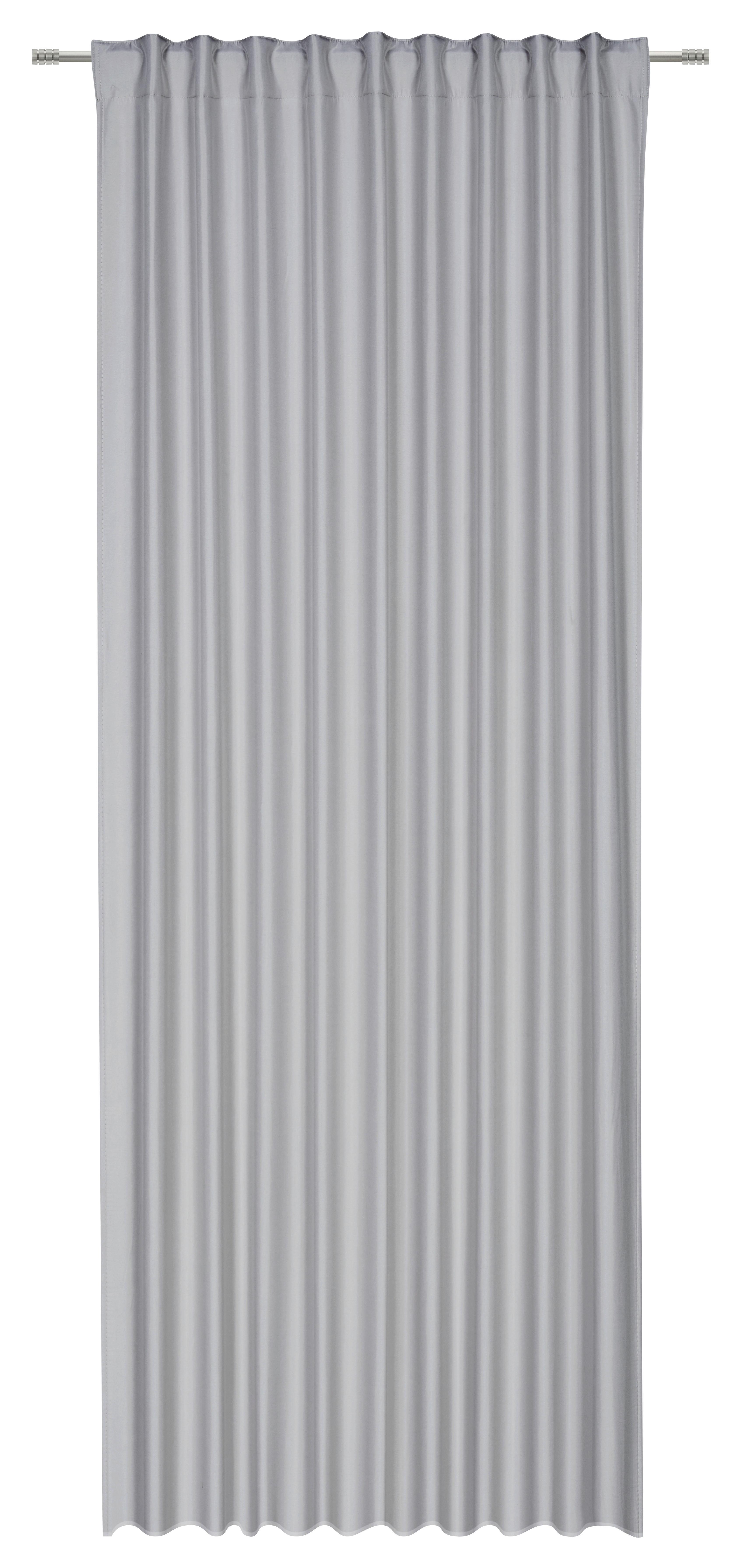 Wärmeschutzvorhang mit Universalband 135x245cm Silber