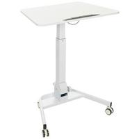 Sitz/stehtisch, Arbeitstisch Stand Vm-Su Ii - Weiß, Basics, Holzwerkstoff/Kunststoff (73/50/77cm) - MID.YOU