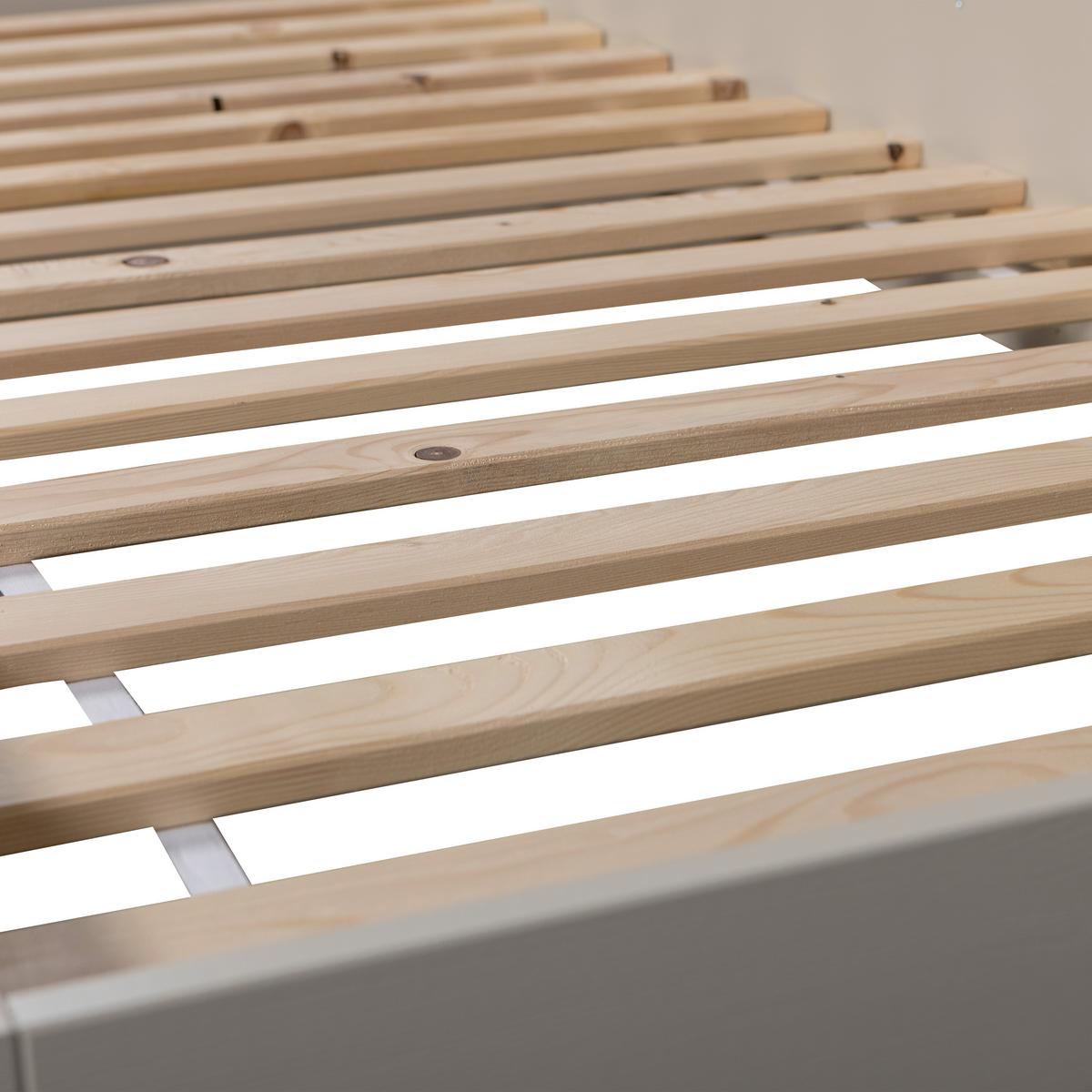 BODENBETT. Carter Grau 90x200cm - Grau, Basics, Holz (90/200cm) - MID.YOU