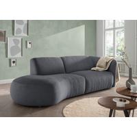 Ecksofa Jesi, Anthrazit S: 107x238 Cm - Anthrazit/Schwarz, MODERN, Textil (107/238cm) - Livetastic