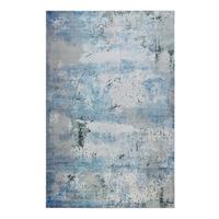 Webteppich Radiate Blau/grau 120x170 Cm - Blau/Grau, Design, Textil (120/170cm) - WECON HOME