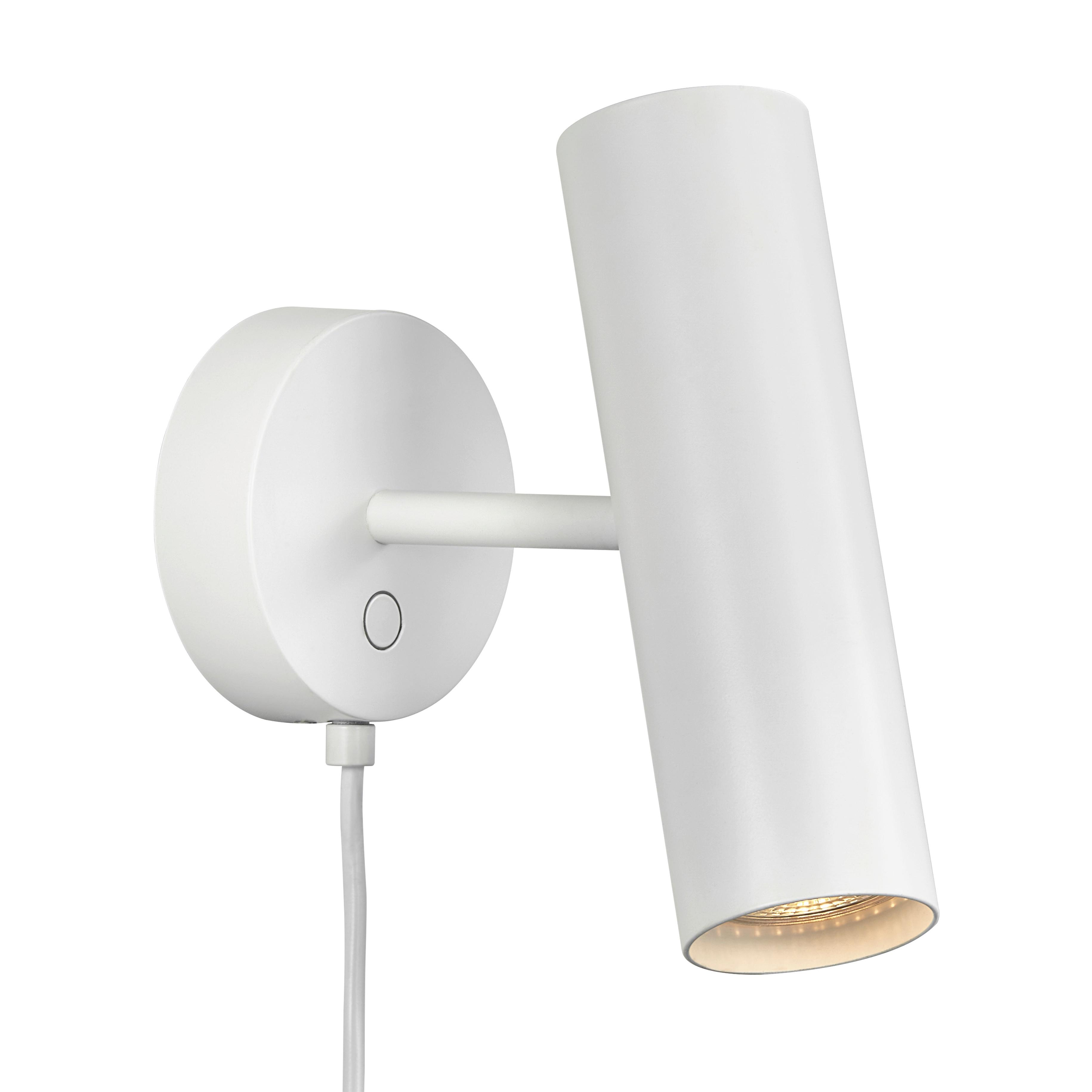 Wandleuchte Mib Weiß B: 6 cm - Weiß, Design, Metall (20/6/17,1cm) - Nordlux