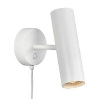 Wandleuchte Mib Weiß B: 6 cm - Weiß, Design, Metall (20/6/17,1cm) - Nordlux