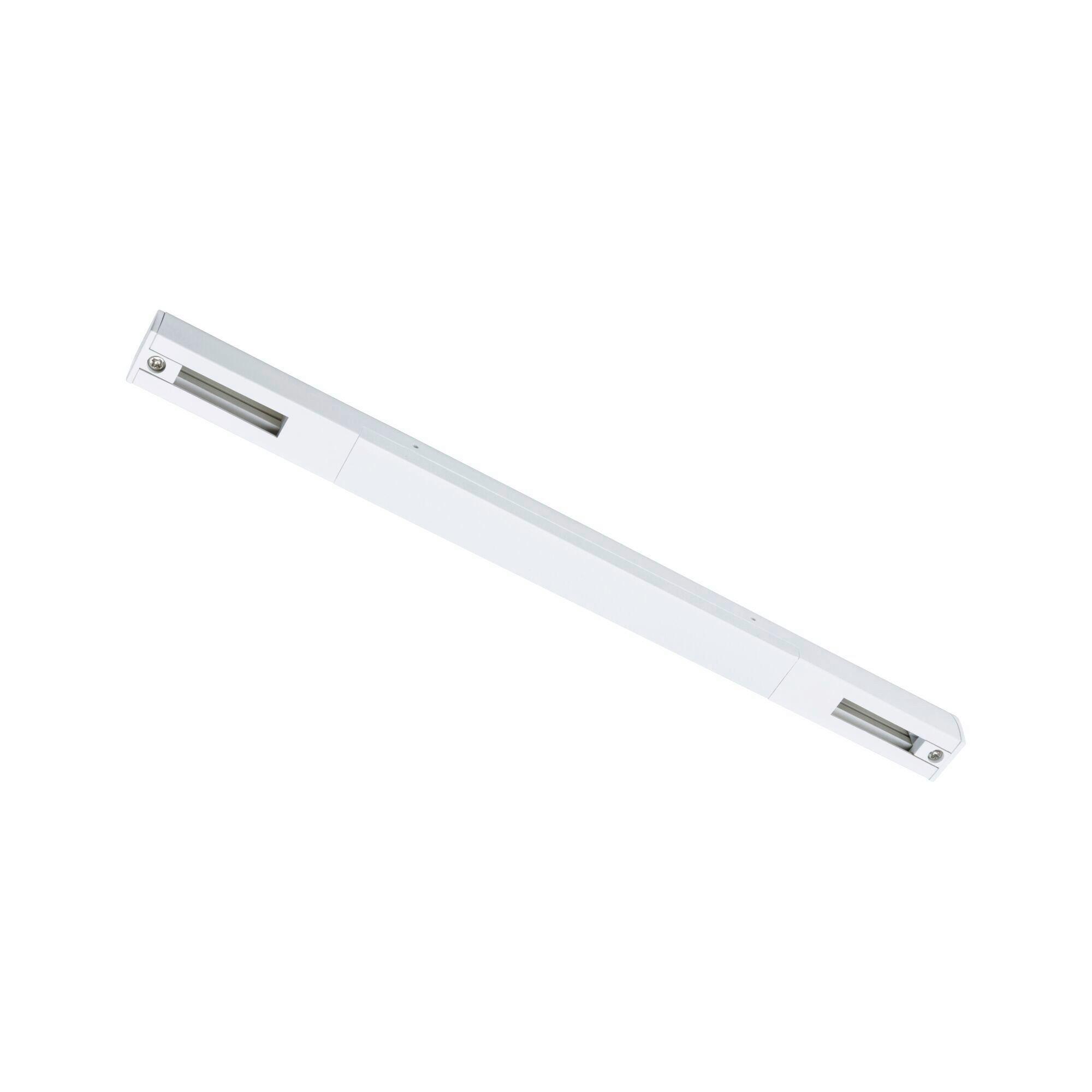 Schienensystem-Einspeiser 95643 Urail Mitteleinsp. Sw - Weiß, Basics, Metall (1,8/1,8/30,4cm) - Paulmann