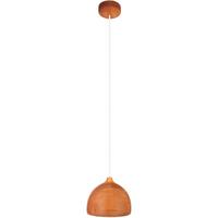 Hängeleuchte 8550132 Acorn I - Erlefarben/Weiß, Natur, Holz (17,5/90-140cm)