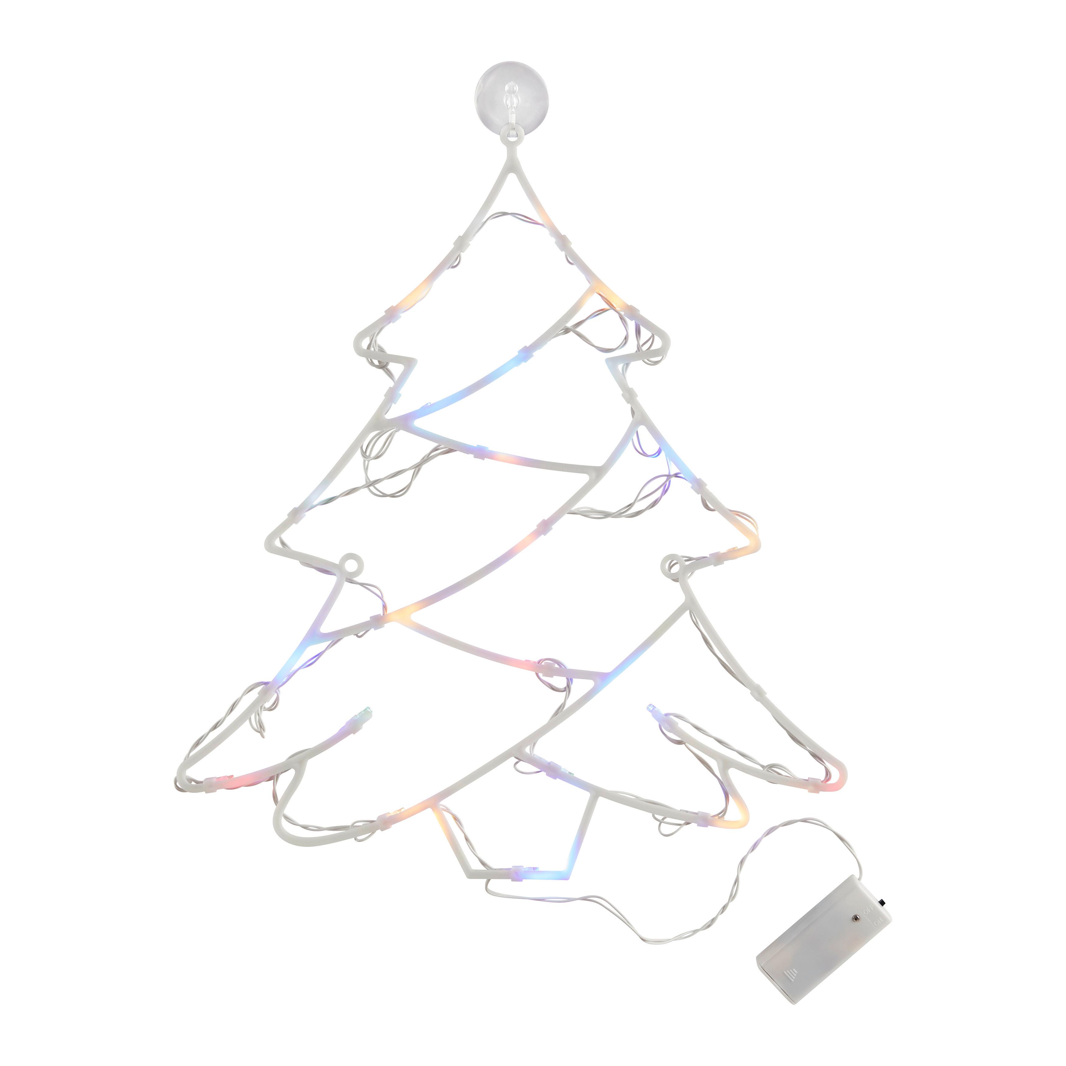 VÁNOČNÍ LED FIGURKA MELLY - bílá, Konvenční, plast