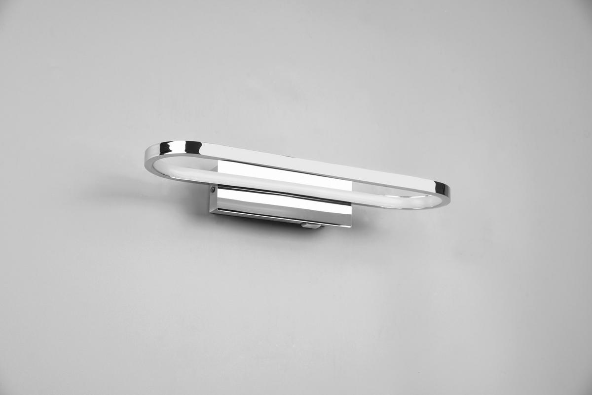 LED-Wandleuchte Gianni, Ip44, 1-Flammig mit Schalter - Chromfarben, Basics, Metall (40/14,8/7,5cm) - Trio Leuchten