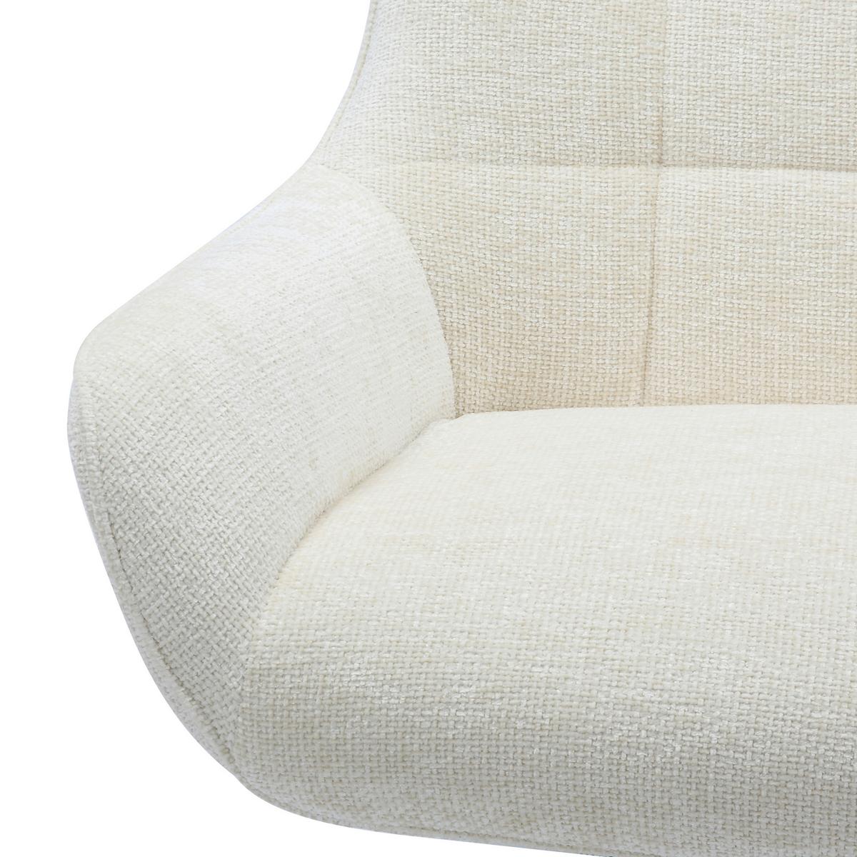 Sessel Beige B: 81 Cm - Beige/Schwarz, MODERN, Textil (81/103/85cm) - Livetastic