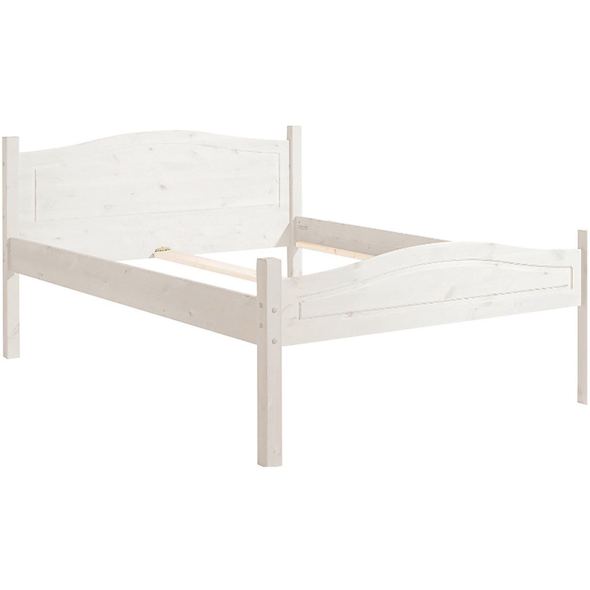 Bett Bolton Weiß 99x208cm - Weiß, Design, Holz (99/208cm) - MID.YOU