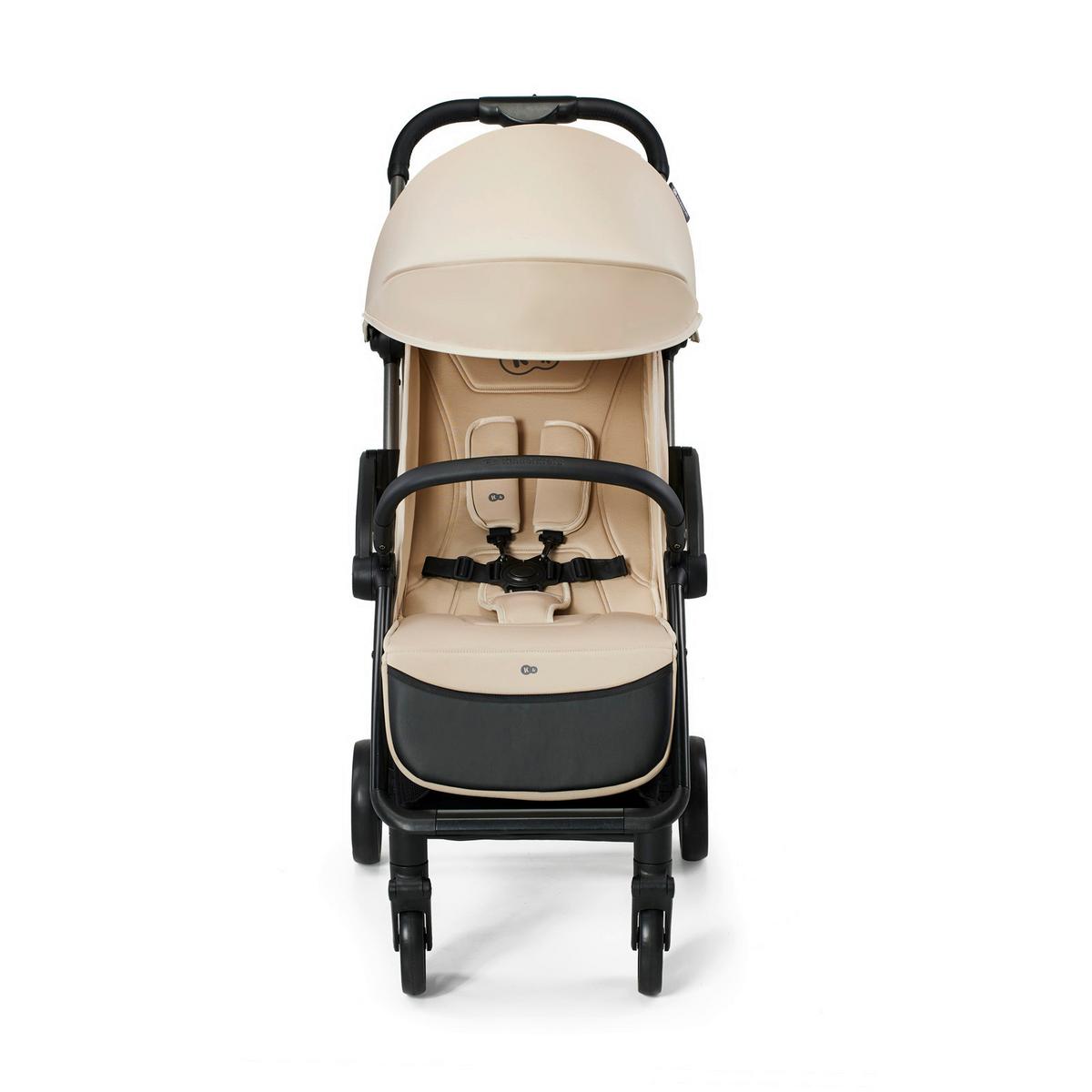 Buggy Apino Beige, B/H/T: 47x99x93cm - Beige/Schwarz, Basics (47/99/93cm) - Kinderkraft