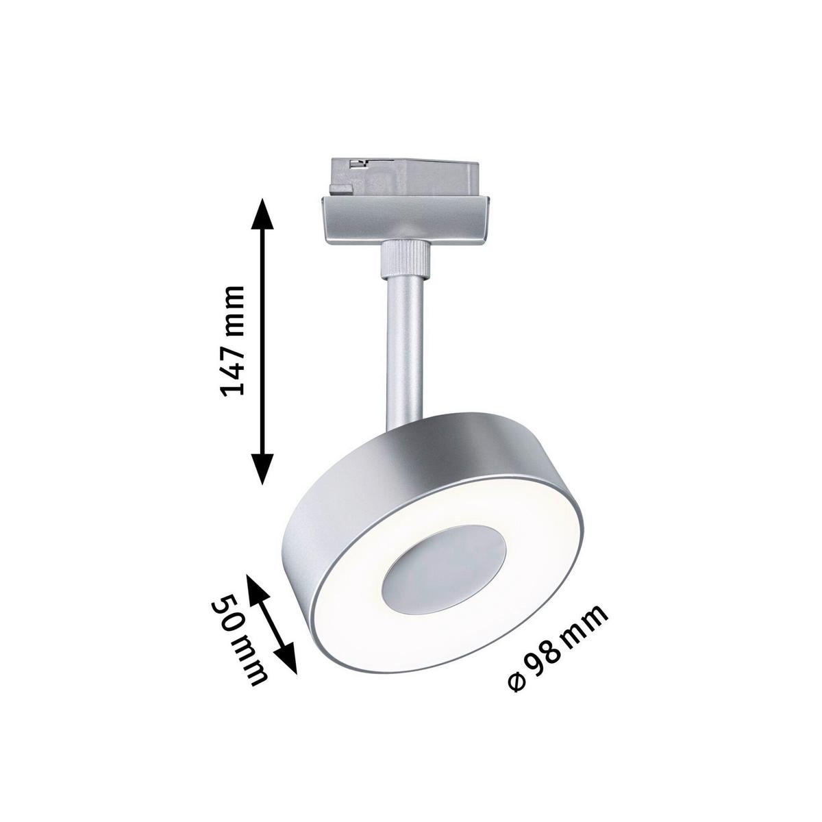 Schinensystem-Stahler 96543 Urail Circle - Chromfarben, Basics, Kunststoff/Metall (9,8/15,4/5,0cm) - Paulmann