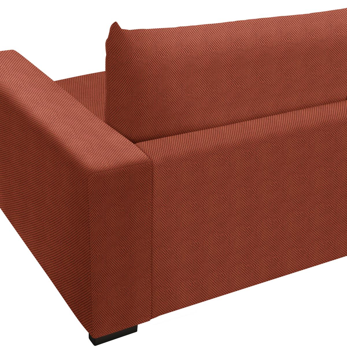 Mega pohovka PEDRO 1200, terracotta - terracotta, Moderní, kov/dřevo (261/83/124cm) - Mömax
