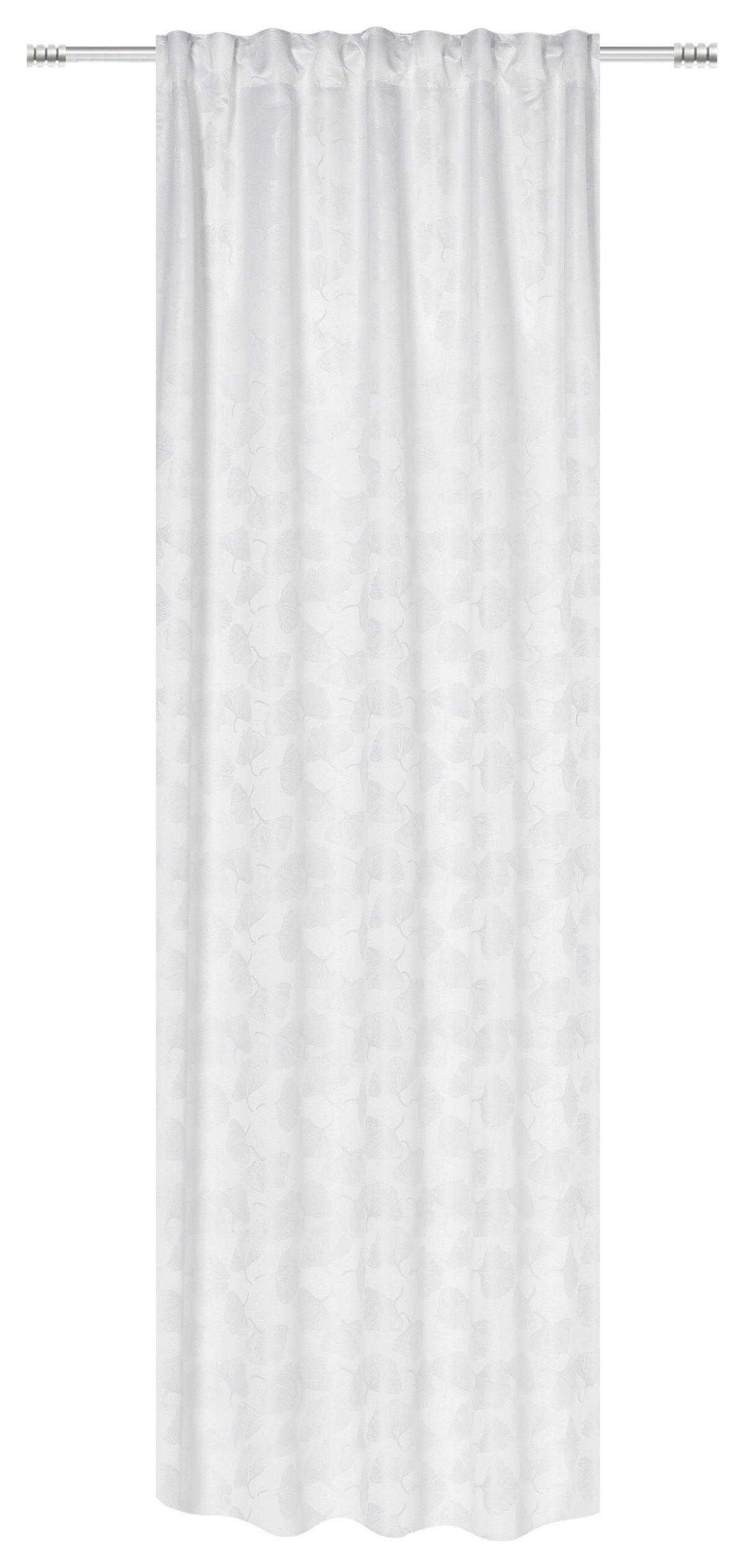 Készfüggöny Leandra Kb. 135/245cm - fehér, Modern, textil (135/245cm) - Luca Bessoni